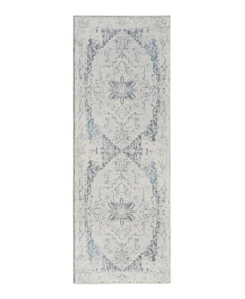 Livabliss Lillian Machine Washable LLL2300 2'7" x 7'3" Runner Area Rug