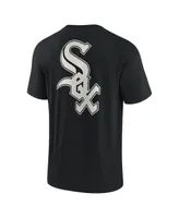 Men's and Women's Fanatics Signature Black Chicago White Sox Super Soft Short Sleeve T-shirt