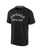 Men's and Women's Fanatics Signature Black Chicago White Sox Super Soft Short Sleeve T-shirt