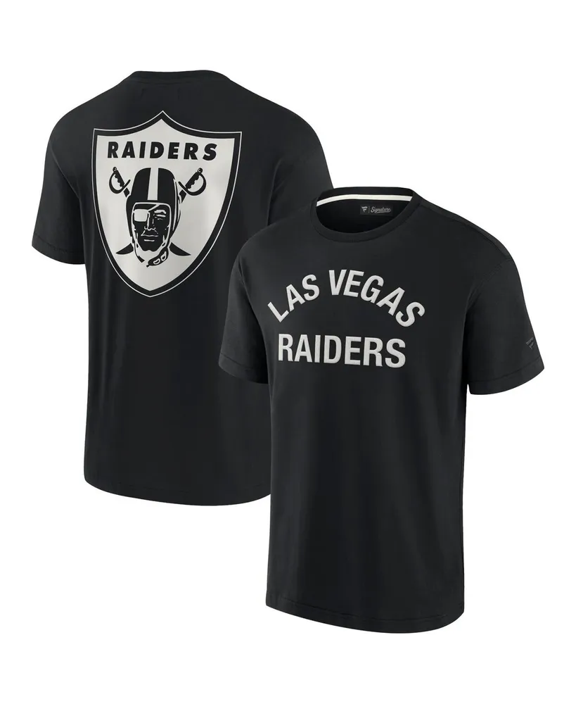 Men's and Women's Fanatics Signature Las Vegas Raiders Super Soft Short Sleeve T-shirt