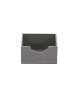 Square Hard sided Tray, Silver-tone, Set of 2