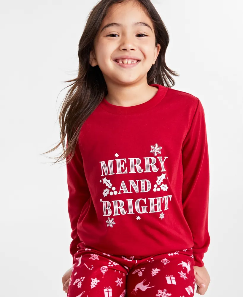 Matching Family Pajamas Toddler, Little & Big Kids Mix It Merry & Bright Pajamas Set, Created for Macy's