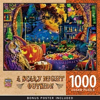 Masterpieces Glow in the Dark - A Scary Night Outside 1000 Piece Puzzle