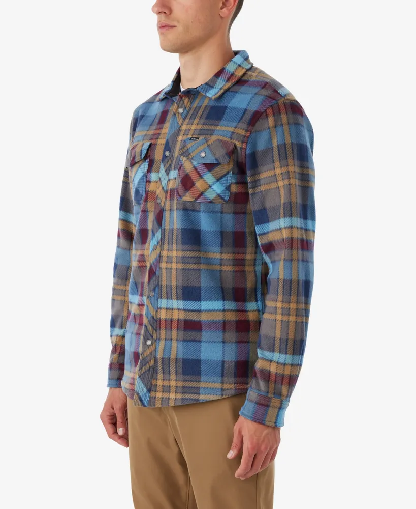 O'Neill Men's Glacier Plaid Superfleece Shirt
