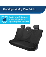 PetSafe Happy Ride Waterproof Bench Seat Cover for Dogs, Black