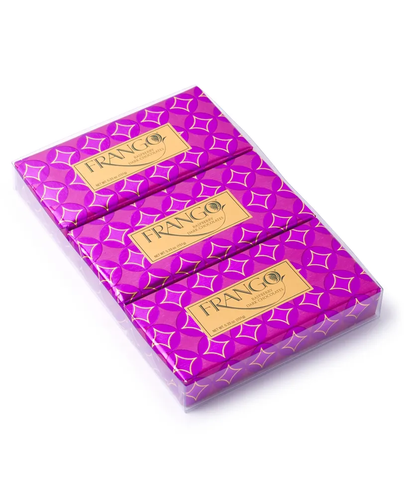 Frango Chocolates 1/3 Lb Wrapped Raspberry Dark Chocolates, Pack of 3, Created for Macy's