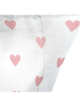 Saturday Park Pink Hearts 100% Organic Cotton Pillowcase - Standard