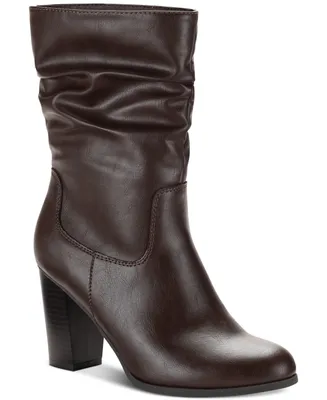 Style & Co Saraa Slouch Mid-Shaft Boots, Created for Macy's