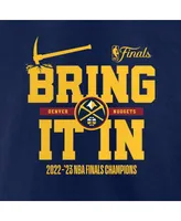 Men's Fanatics Navy Denver Nuggets 2023 Nba Finals Champions Half Court Hometown Originals Big and Tall T-shirt