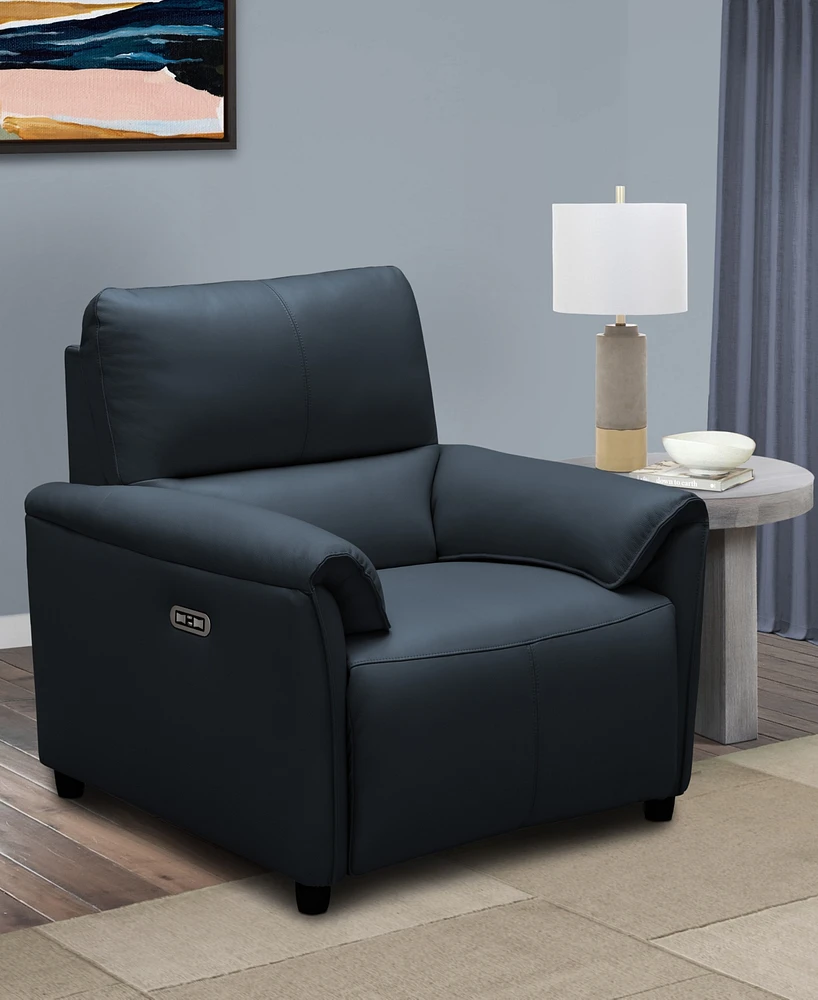 Tami Leather Power Recliner with Power Headrest