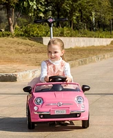 Best Ride On Cars Fiat 500 Push Cart