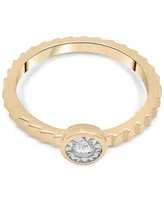 Audrey by Aurate Diamond Miracle-Plate Textured Ring (1/10 ct. t.w.) in Gold Vermeil, Created for Macy's