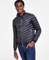 A|X Armani Exchange Men's Ribbed Puffer Jacket