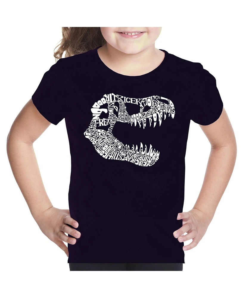 La Pop Art Girls Word T-shirt - Trex