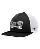 Men's Majestic Black, White Chicago White Sox Foam Trucker Snapback Hat