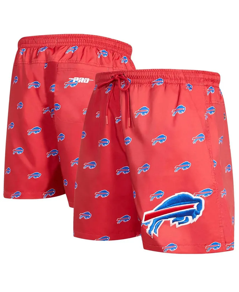 Men's Pro Standard Red Buffalo Bills Allover Print Mini Logo Shorts