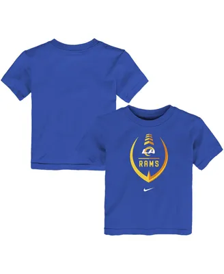 Toddler Boys and Girls Nike Royal Los Angeles Rams Football Wordmark T-shirt