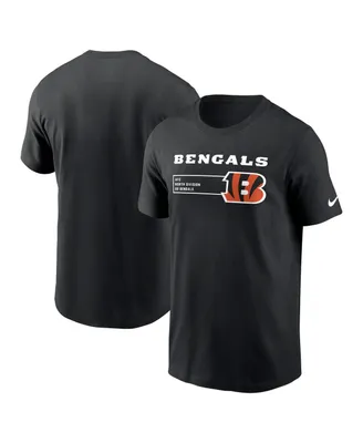Men's Nike Black Cincinnati Bengals Division Essential T-shirt