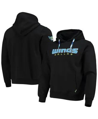 Men's Black Dallas Wings Pullover Hoodie