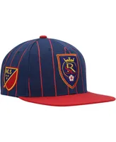 Men's Mitchell & Ness Navy Real Salt Lake Team Pin Snapback Hat