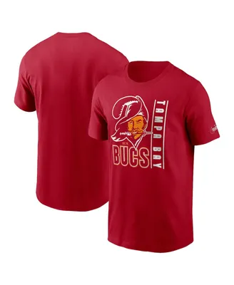 Men's Nike Red Tampa Bay Buccaneers Lockup Essential T-shirt