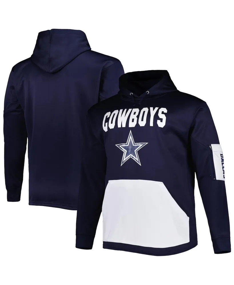 Men's Fanatics Branded Navy Dallas Cowboys Big & Tall Pullover Hoodie