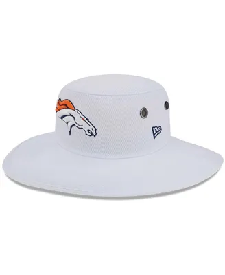Men's New Era White Denver Broncos 2023 Nfl Training Camp Panama Bucket Hat
