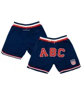 Men's Rings & Crwns Navy Atlanta Black Crackers Replica Mesh Shorts