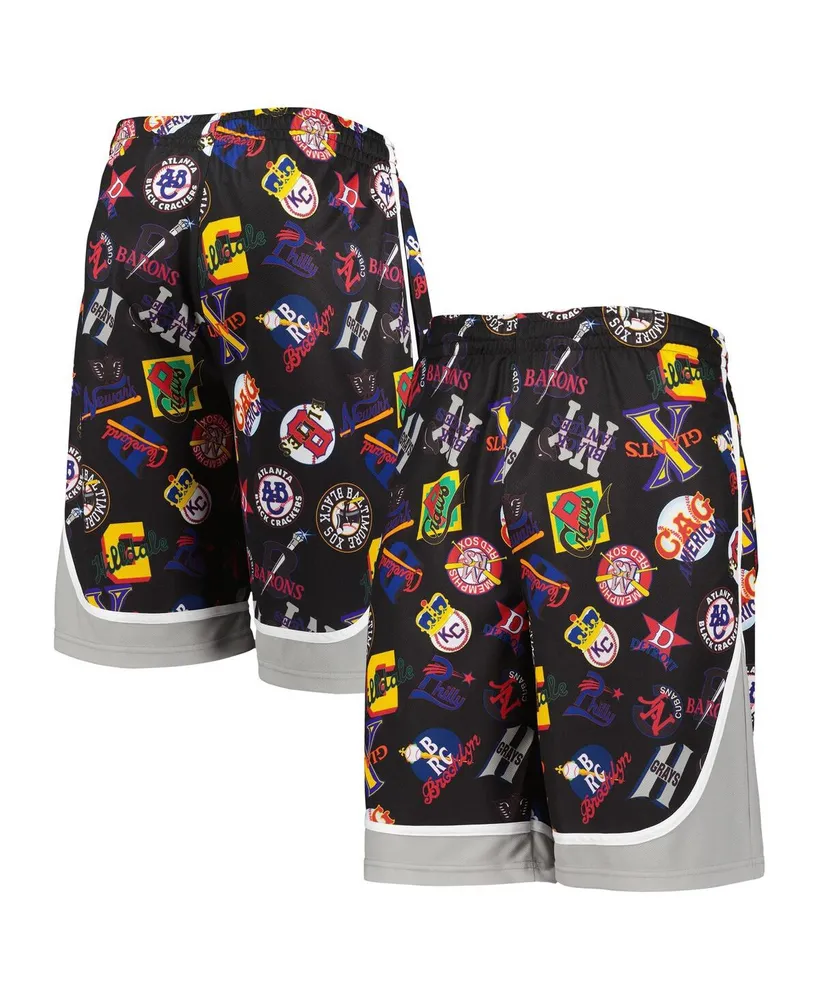 Men's Stitches Black Negro League Shorts