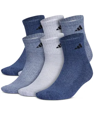 adidas Men's 6-pk.Athletic Cushioned Quarter Socks