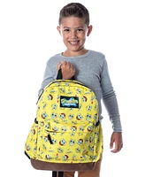 Nickelodeon SpongeBob SquarePants Funny Face Expressions All-Over Print Backpack