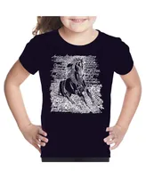 Big Girl's Word Art T-shirt