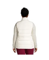 Lands' End Plus Size Down Puffer Vest