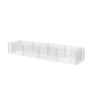 vidaXL Gabion Raised Bed Steel 141.7"x35.4"x19.7"