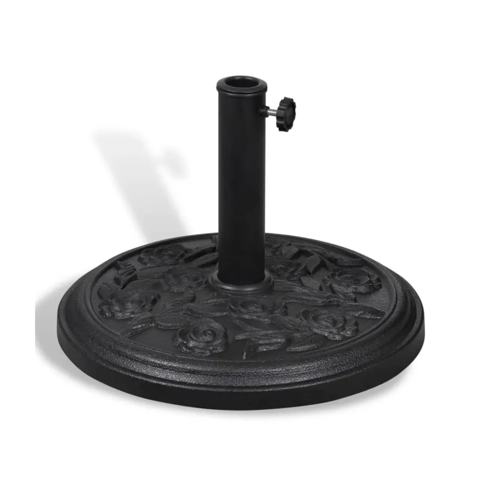 vidaXL Resin Round Parasol Base