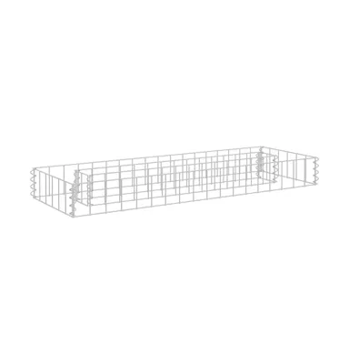 Gabion Raised Bed Galvanized Steel 35.4"x11.8"x3.9"