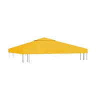 vidaXL 2-Tier Gazebo Top Cover 1 oz/ft² 9.8'x9.8' Yellow