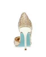 Betsey Johnson Women's Chic Rhinestone Evening Pumps