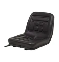 vidaXL Universal Tractor Seat Black