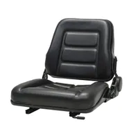 vidaXL Forklift & Tractor Seat with Adjustable Backrest Black