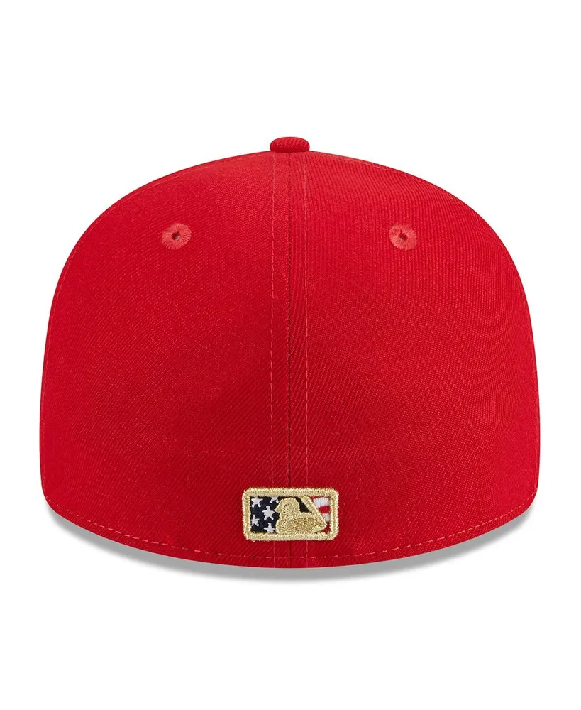 Men's New Era Red Washington Nationals 2023 Fourth of July Low Profile 59FIFTY Fitted Hat