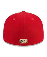 Men's New Era Red Washington Nationals 2023 Fourth of July Low Profile 59FIFTY Fitted Hat