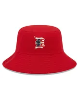 Men's New Era Red Detroit Tigers 2023 Fourth of July Bucket Hat