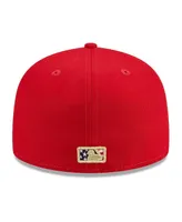 Men's New Era Red St. Louis Cardinals Fourth of July 59FIFTY Fitted Hat