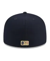 Men's New Era Navy Cleveland Guardians 2023 Fourth of July 59FIFTY Fitted Hat