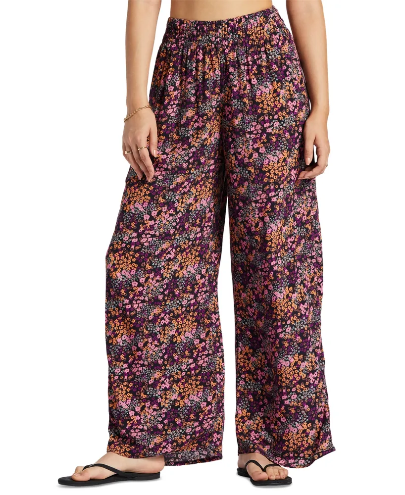 Roxy Juniors' Forever And A Day Wide-Leg Pants
