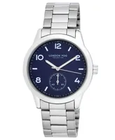 London Fog Women's Quartz Perth Silver-Tone Alloy Watch 42mm