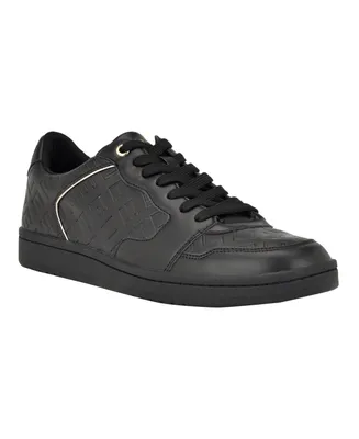 Guess Men's Loovie Low Top Lace Up Casual Sneakers