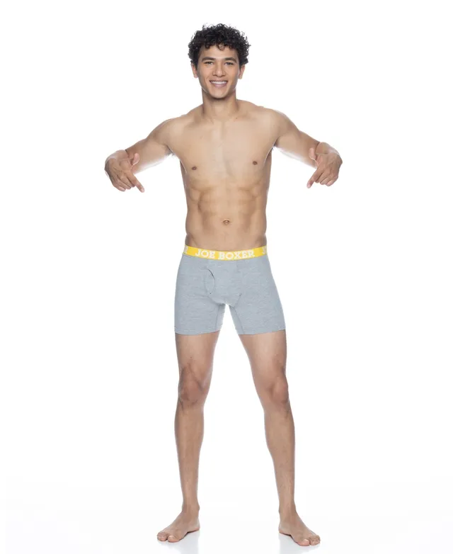 Joe Boxer 4-Pack Happy Bananas Cotton Stretch Boxer Briefs