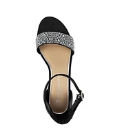 Juicy Couture Women's Nelly Rhinestone Two-Piece Platform Dress Sandals